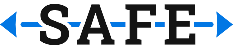 S-A-F-E compact logo